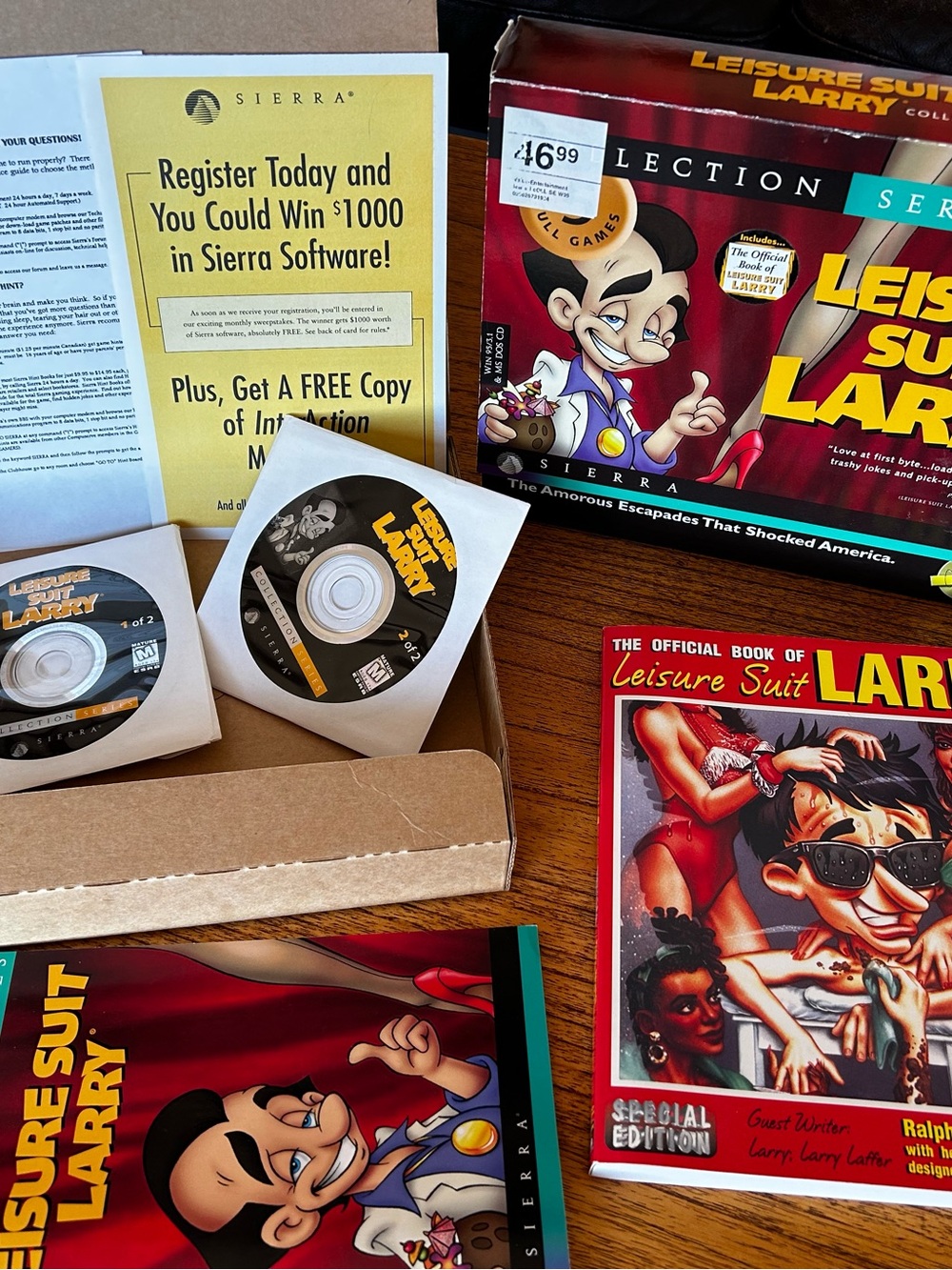 Leisure Suit Larry Collection by Sierra - Vintage Games on CD’s like new!